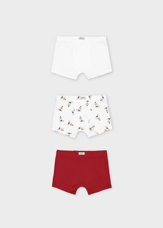 Set of 3 boys' boxer shorts