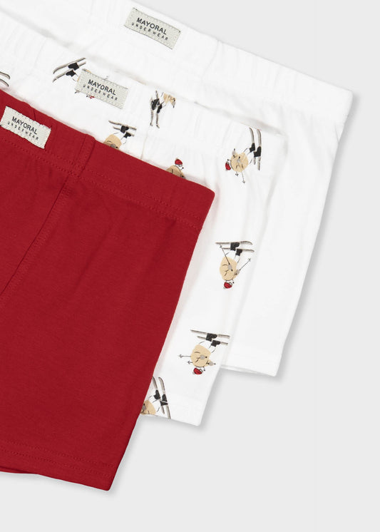 Set of 3 boys' boxer shorts