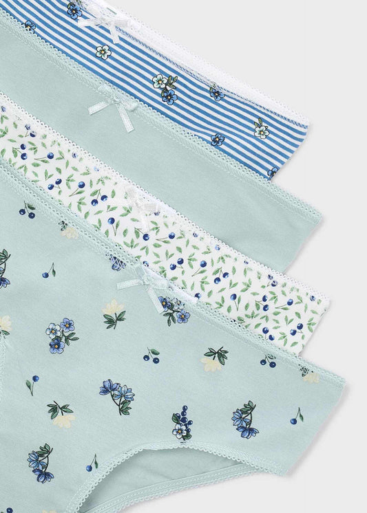Set of 4 girls' knickers