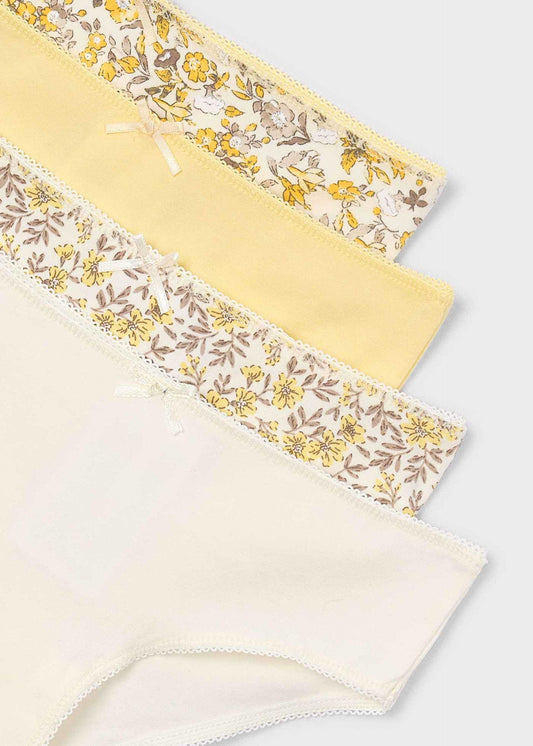 Set of 4 girls' knickers