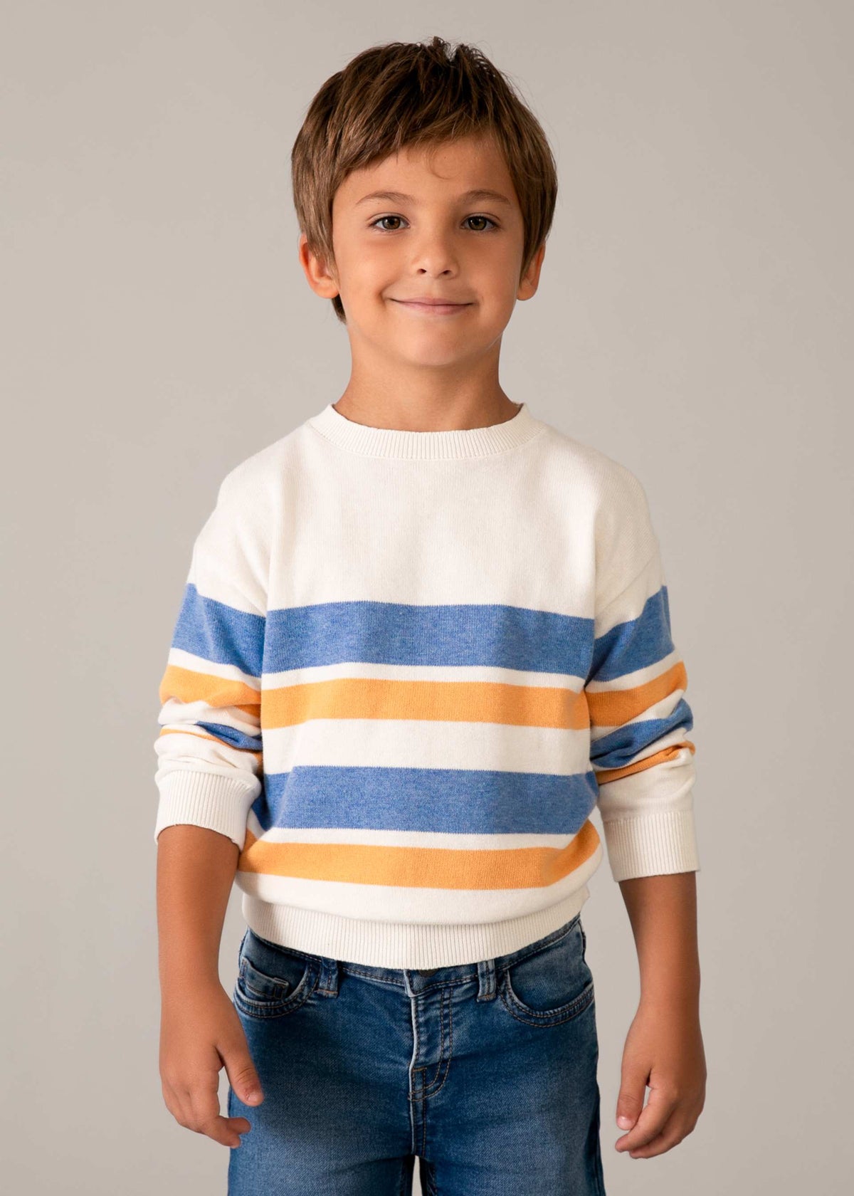 Striped jumper for boys
