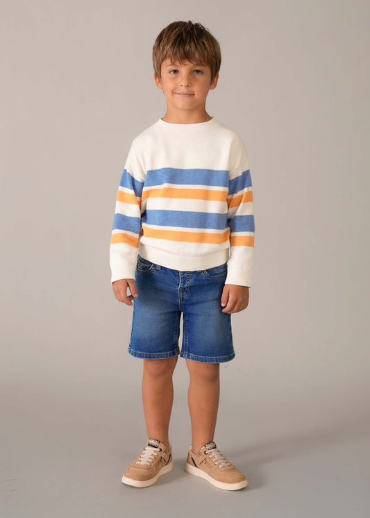 Gestreifter Pullover für Jungen