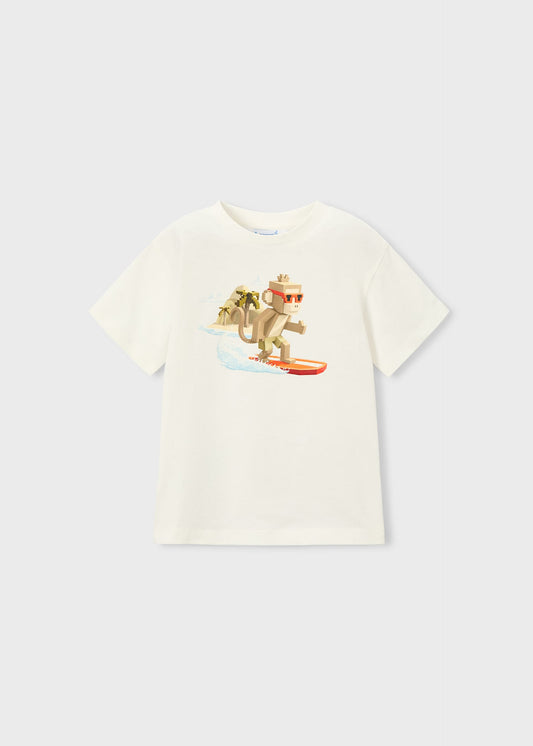 Surf print t-shirt boy