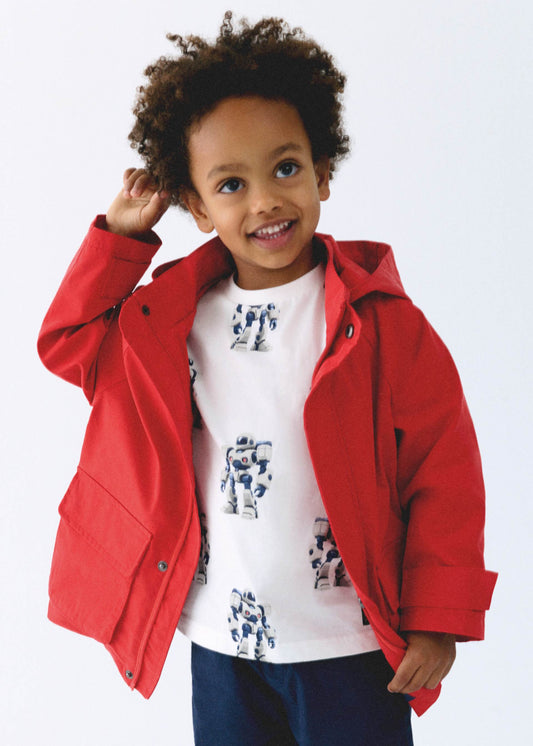 Windbreaker boy with pockets