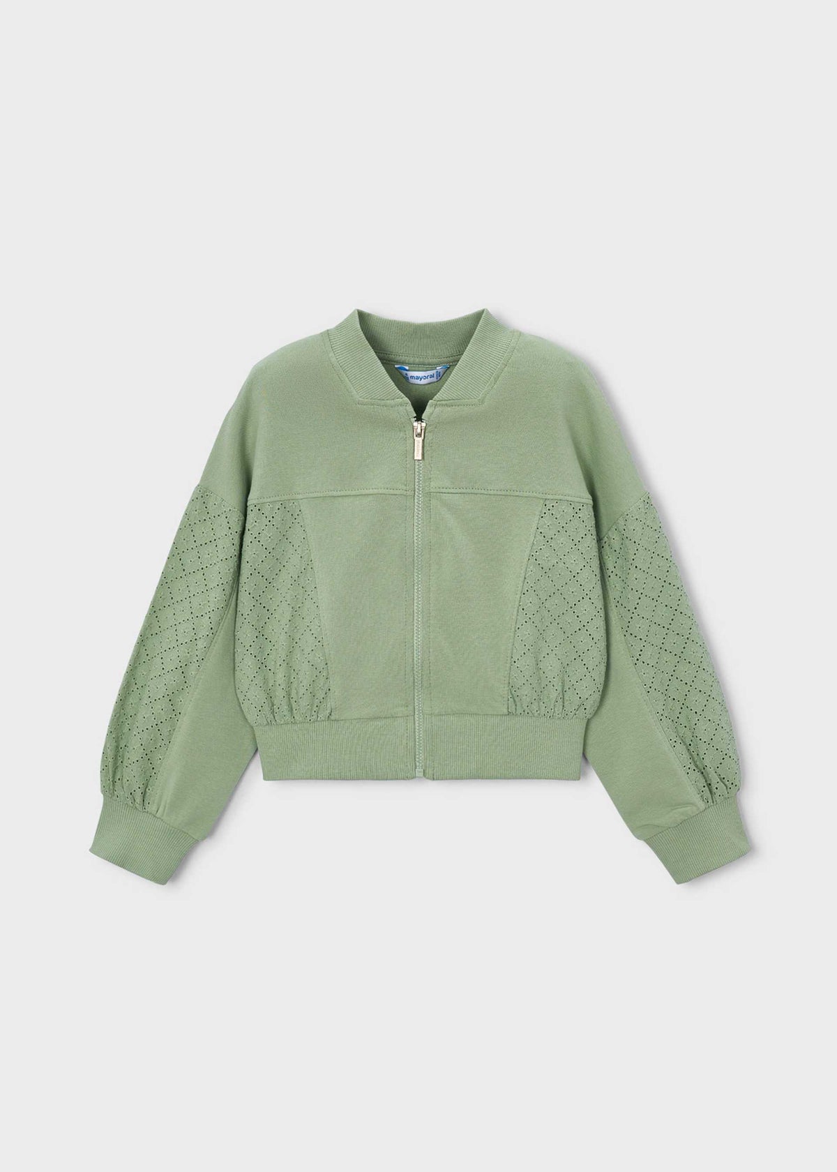 Strickjacke mit Reißverschluss für Mädchen