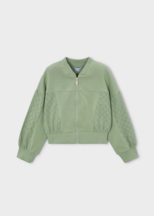 Zip sweater girl